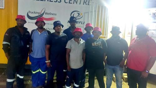 Hats handout at Wellness Clinics - May 2022