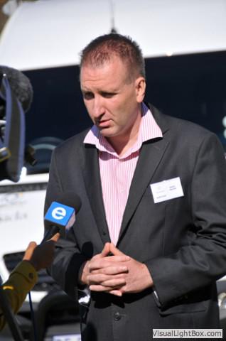 brad mears addressing the media