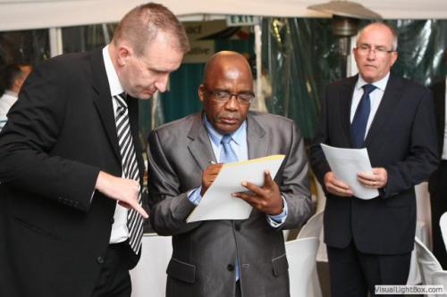 brad mears dr aaron motsoaledi and kobus van zyl