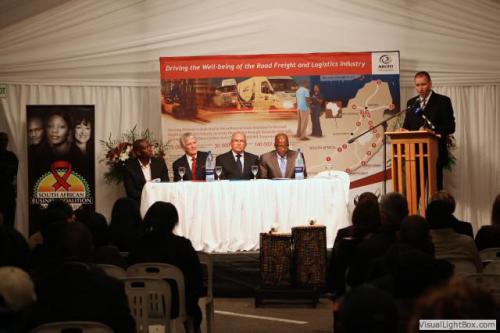 brad mears welcoming guests and delivers project background